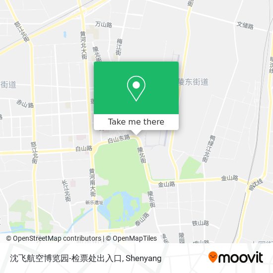 沈飞航空博览园-检票处出入口 map