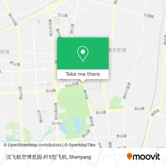 沈飞航空博览园-歼5型飞机 map