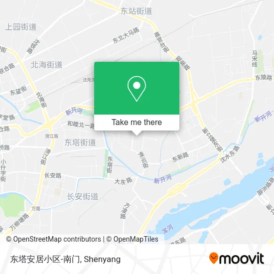 东塔安居小区-南门 map