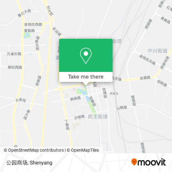 公园商场 map