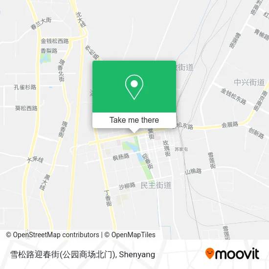 雪松路迎春街(公园商场北门) map