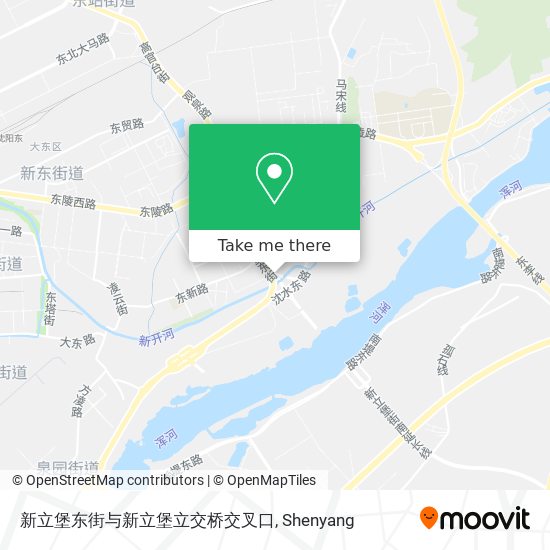 新立堡东街与新立堡立交桥交叉口 map