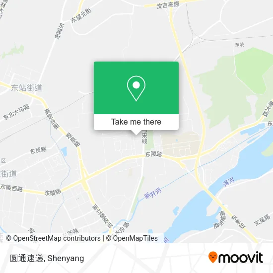 圆通速递 map