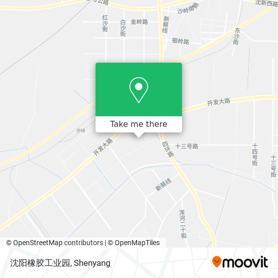 沈阳橡胶工业园 map