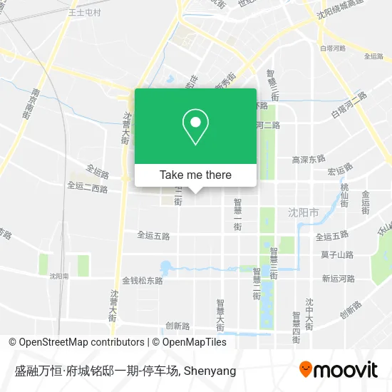 盛融万恒·府城铭邸一期-停车场 map