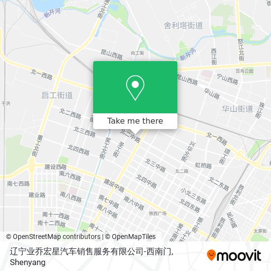 辽宁业乔宏星汽车销售服务有限公司-西南门 map