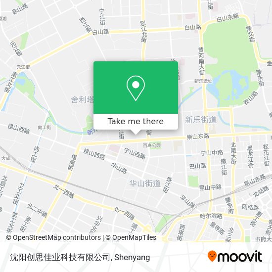 沈阳创思佳业科技有限公司 map
