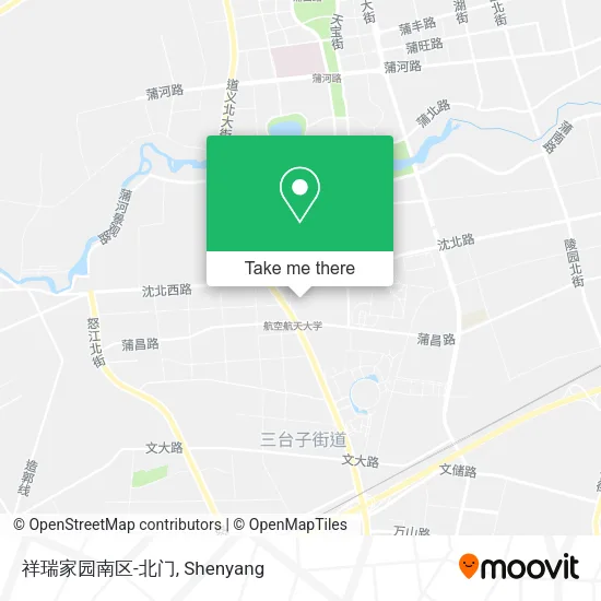 祥瑞家园南区-北门 map