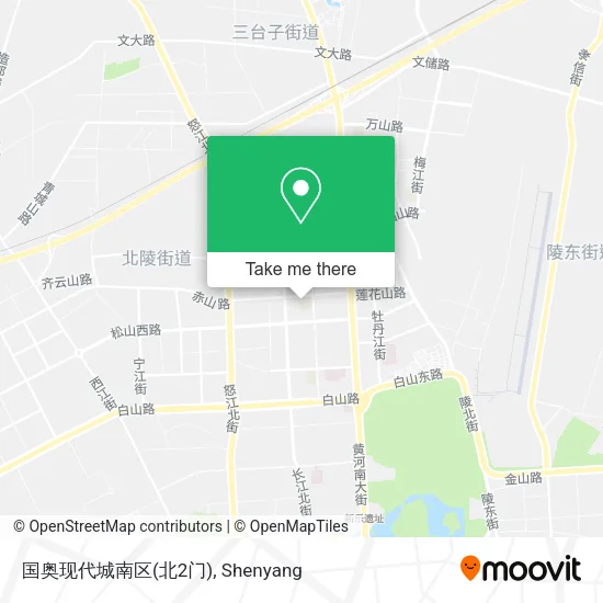 国奥现代城南区(北2门) map