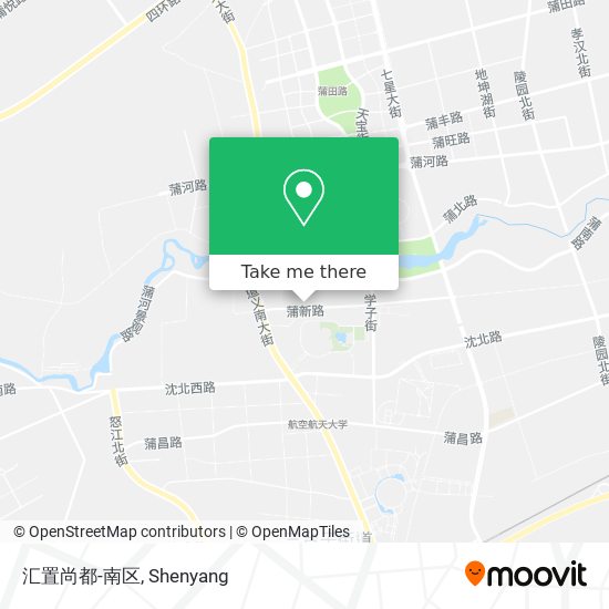 汇置尚都-南区 map