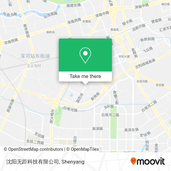 沈阳无距科技有限公司 map