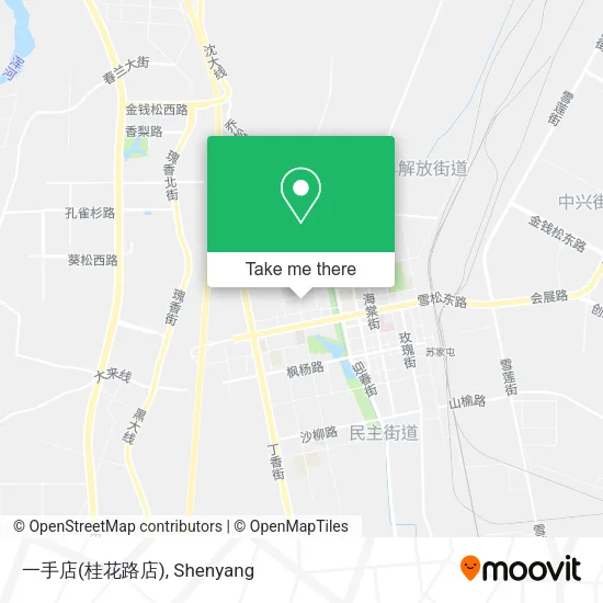 一手店(桂花路店) map