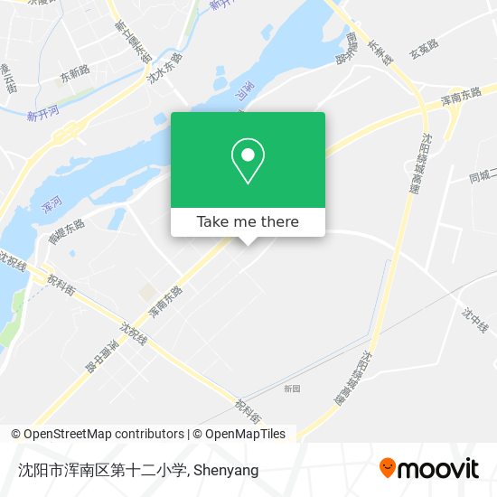 沈阳市浑南区第十二小学 map