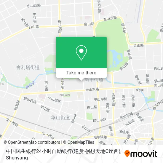 中国民生银行24小时自助银行(建赏·创想天地C座西) map