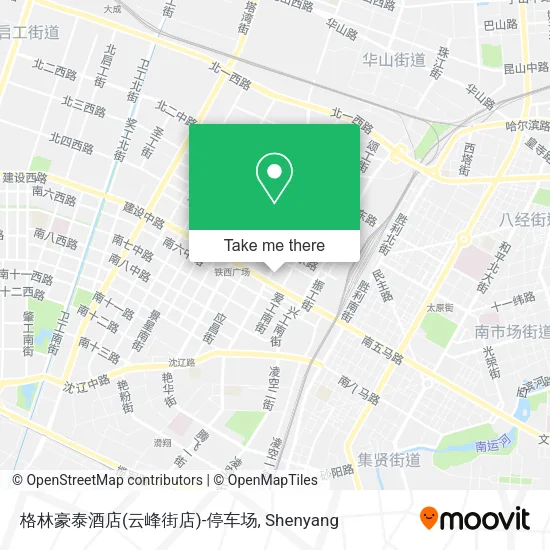 格林豪泰酒店(云峰街店)-停车场 map