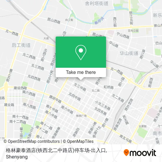 格林豪泰酒店(铁西北二中路店)停车场-出入口 map