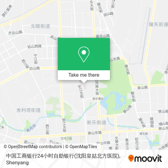 中国工商银行24小时自助银行(沈阳皇姑北方医院) map