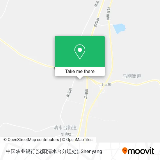 中国农业银行(沈阳清水台分理处) map