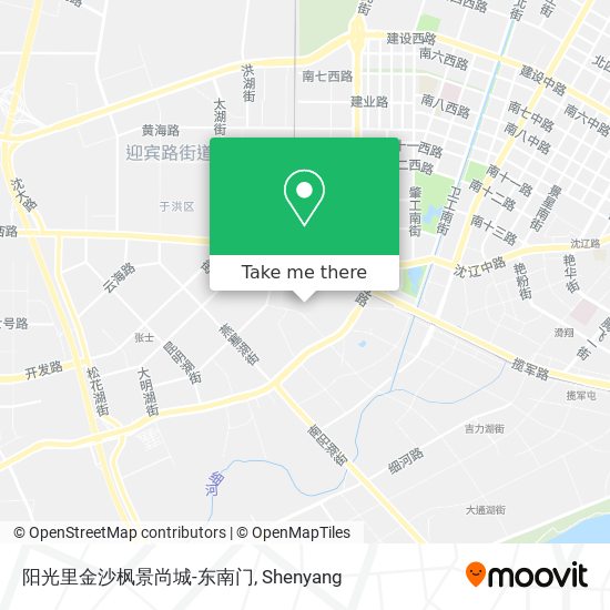 阳光里金沙枫景尚城-东南门 map
