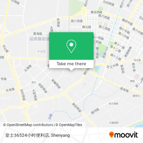 皇士36524小时便利店 map