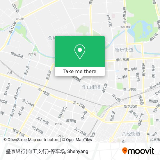 盛京银行(向工支行)-停车场 map