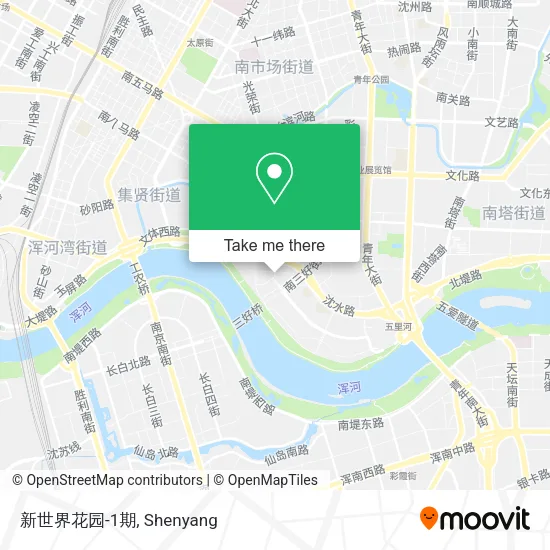 新世界花园-1期 map