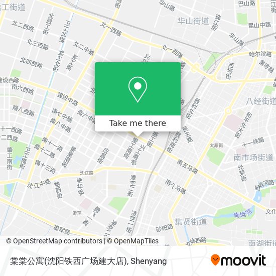 棠棠公寓(沈阳铁西广场建大店) map