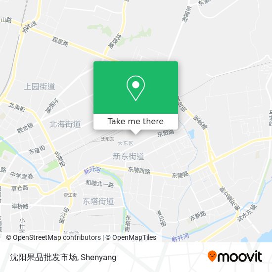沈阳果品批发市场 map
