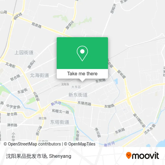 沈阳果品批发市场 map
