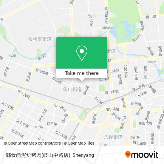韩食尚泥炉烤肉(岐山中路店) map