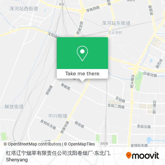 红塔辽宁烟草有限责任公司沈阳卷烟厂-东北门 map