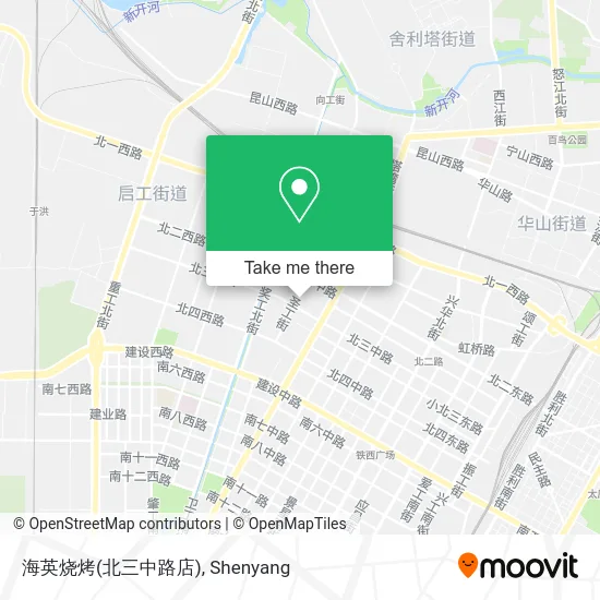 海英烧烤(北三中路店) map