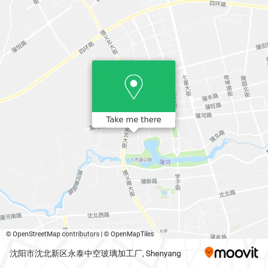 沈阳市沈北新区永泰中空玻璃加工厂 map