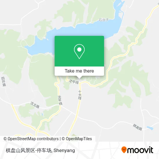 棋盘山风景区-停车场 map