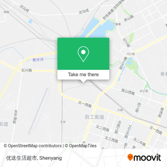 优送生活超市 map