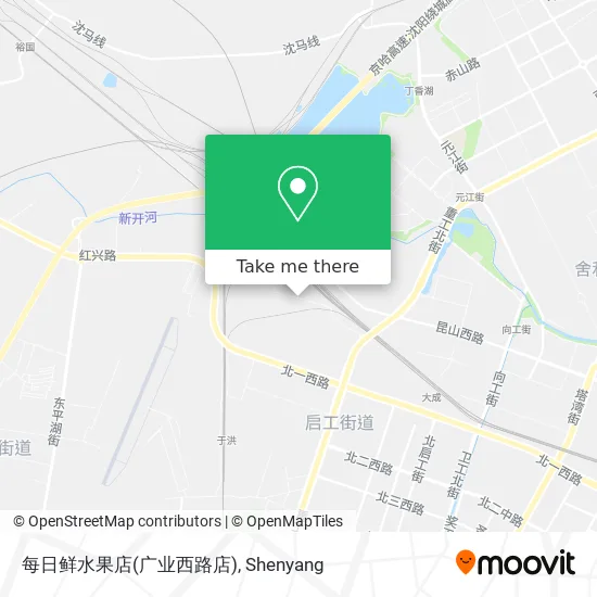每日鲜水果店(广业西路店) map