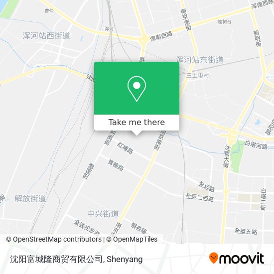 沈阳富城隆商贸有限公司 map