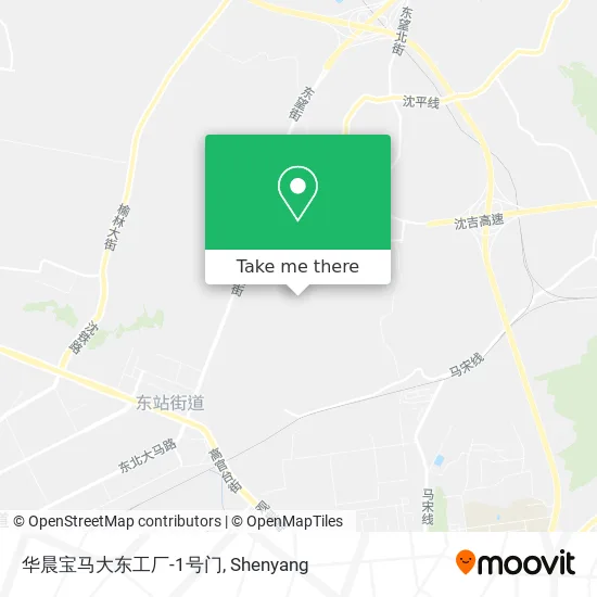 华晨宝马大东工厂-1号门 map