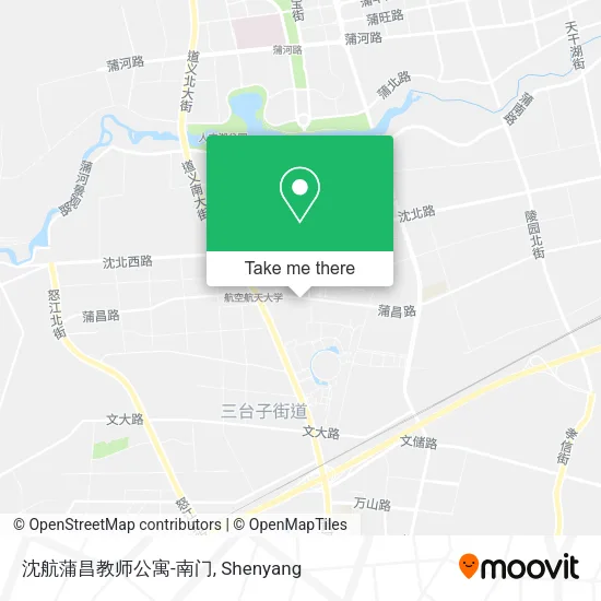 沈航蒲昌教师公寓-南门 map