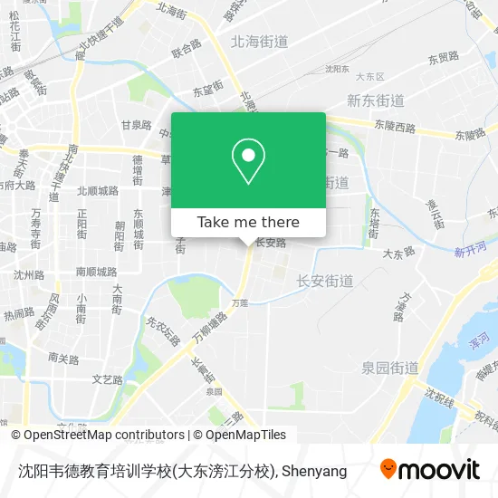 沈阳韦德教育培训学校(大东滂江分校) map