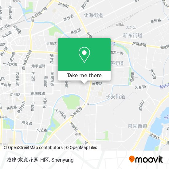 城建·东逸花园-H区 map