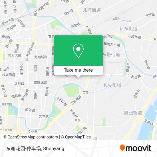 东逸花园-停车场 map