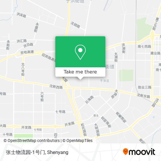 张士物流园-1号门 map