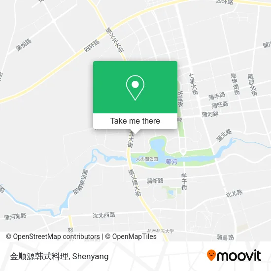 金顺源韩式料理 map