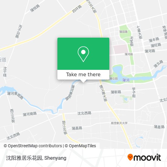 沈阳雅居乐花园 map