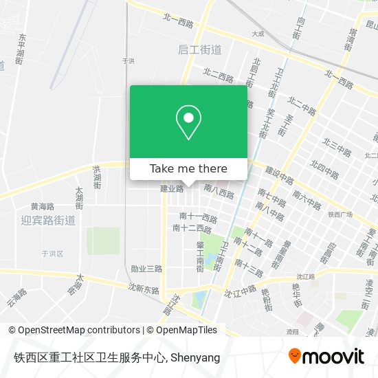 铁西区重工社区卫生服务中心 map