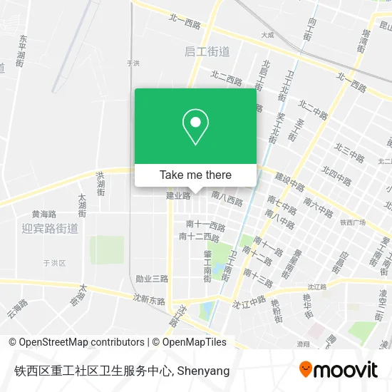 铁西区重工社区卫生服务中心 map