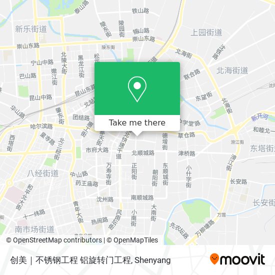 创美｜不锈钢工程  铝旋转门工程 map