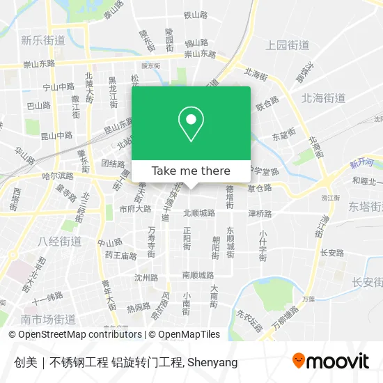创美｜不锈钢工程  铝旋转门工程 map