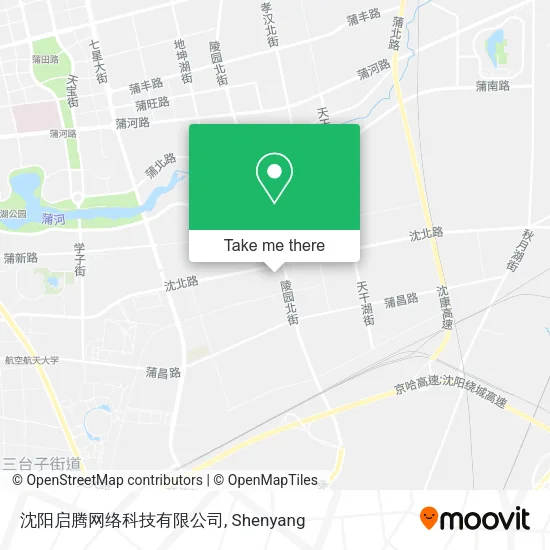 沈阳启腾网络科技有限公司 map